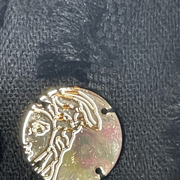 VERSACE dress mini black sleeveless sz 6 or EU 42 vertical texture - Picture 9 of 10